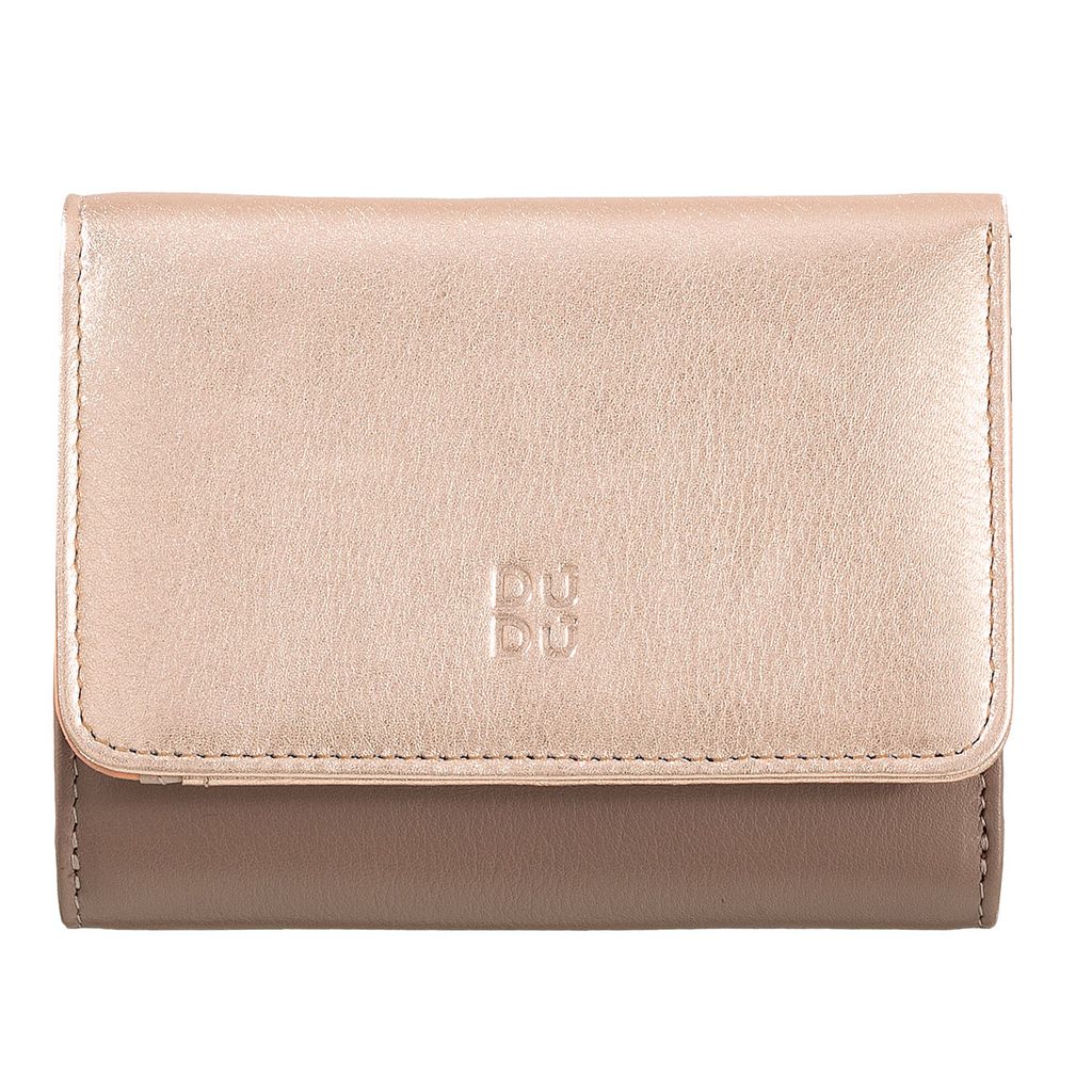 Итальянский кожаный кошелек DuDu серии Pemba | золотистый - Dudubags фото 2