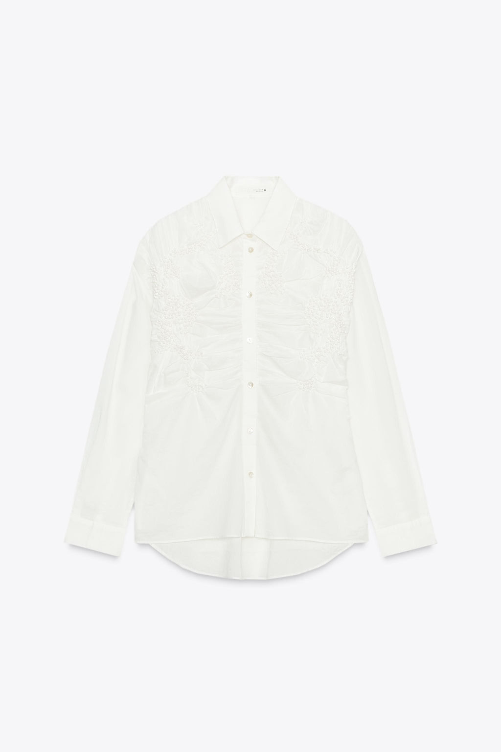 EMBROIDERED SHIRT ZW COLLECTION - Zara фото 4