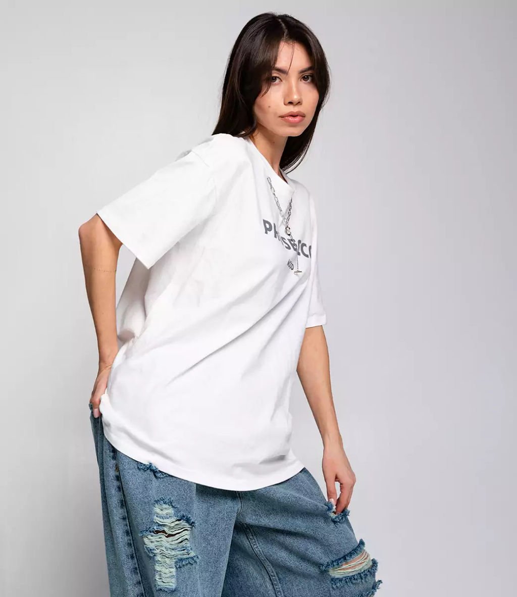 Футболка #КТ66-16, белый - Dommod фото 2