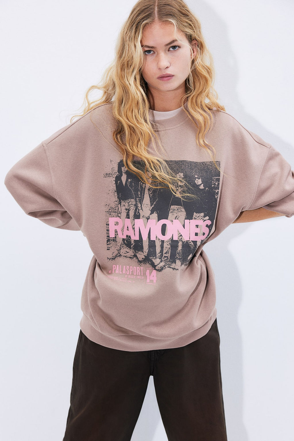 Sudadera oversize con estampado - H&m фото 2