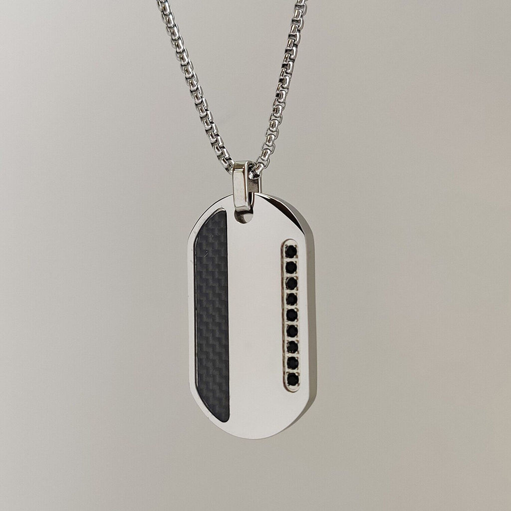 Кулон из стали на цепочке