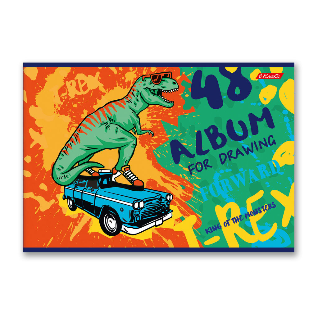 Светоч Альбом для рисования 100 г/м2 A4 29 х 20.5 см 48 л. на скобе 10 шт. 48АЛСК4_000262 Нашествие