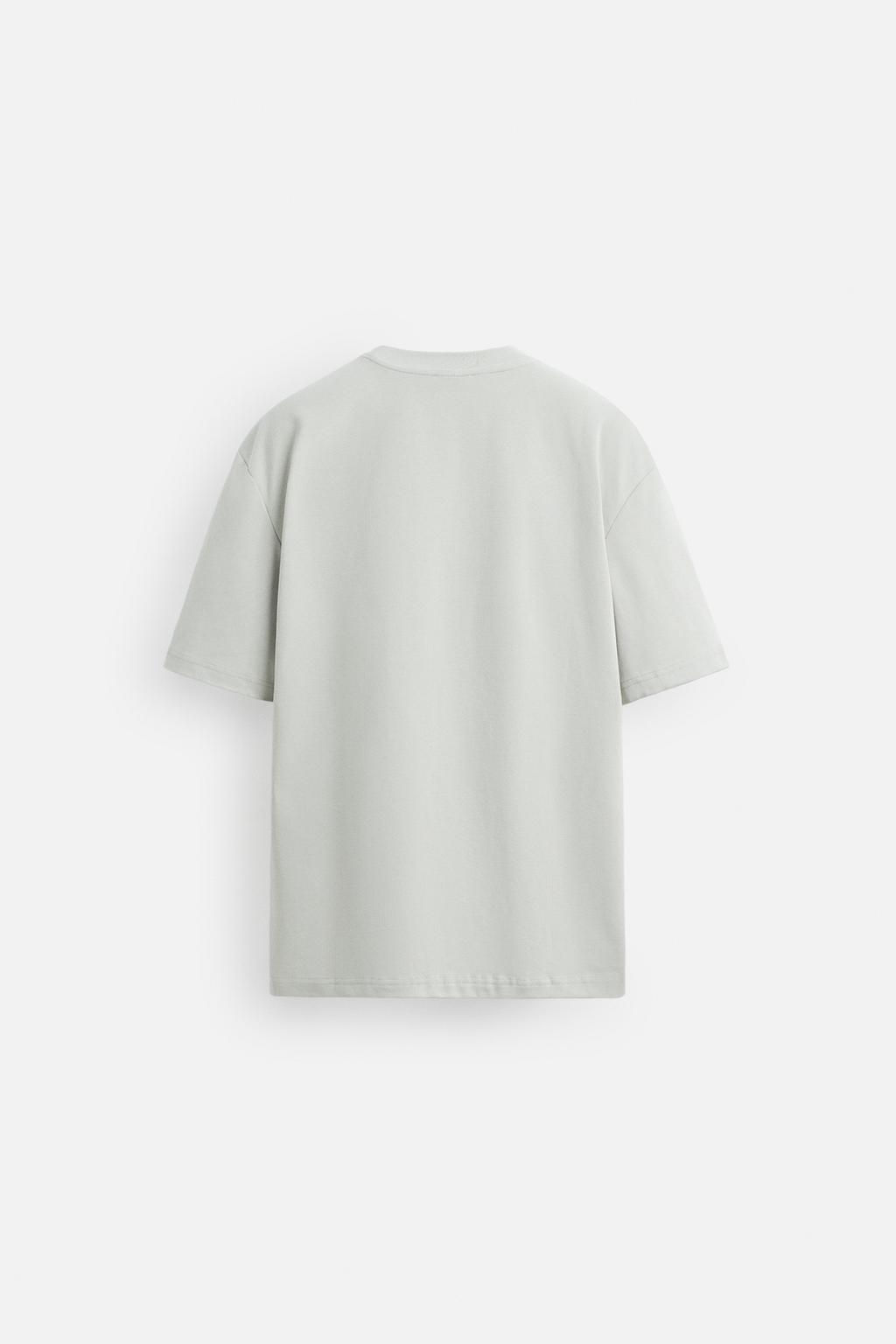 BASIC REGULAR FIT T-SHIRT - Zara фото 58