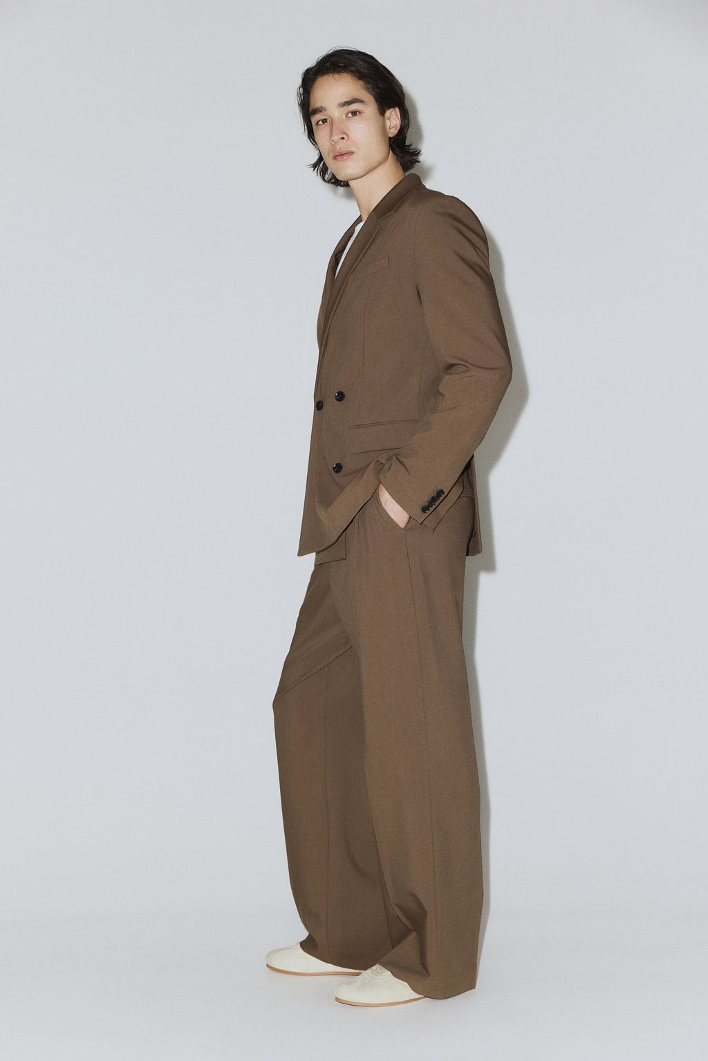 Pantal?n sastre amplio Four-way stretch - H&m фото 7