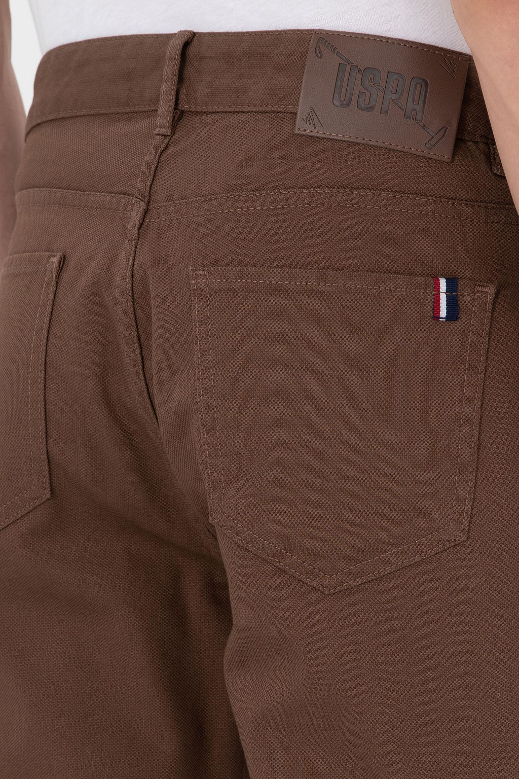 Erkek Slim Fit Coconut Kanvas Pantolon