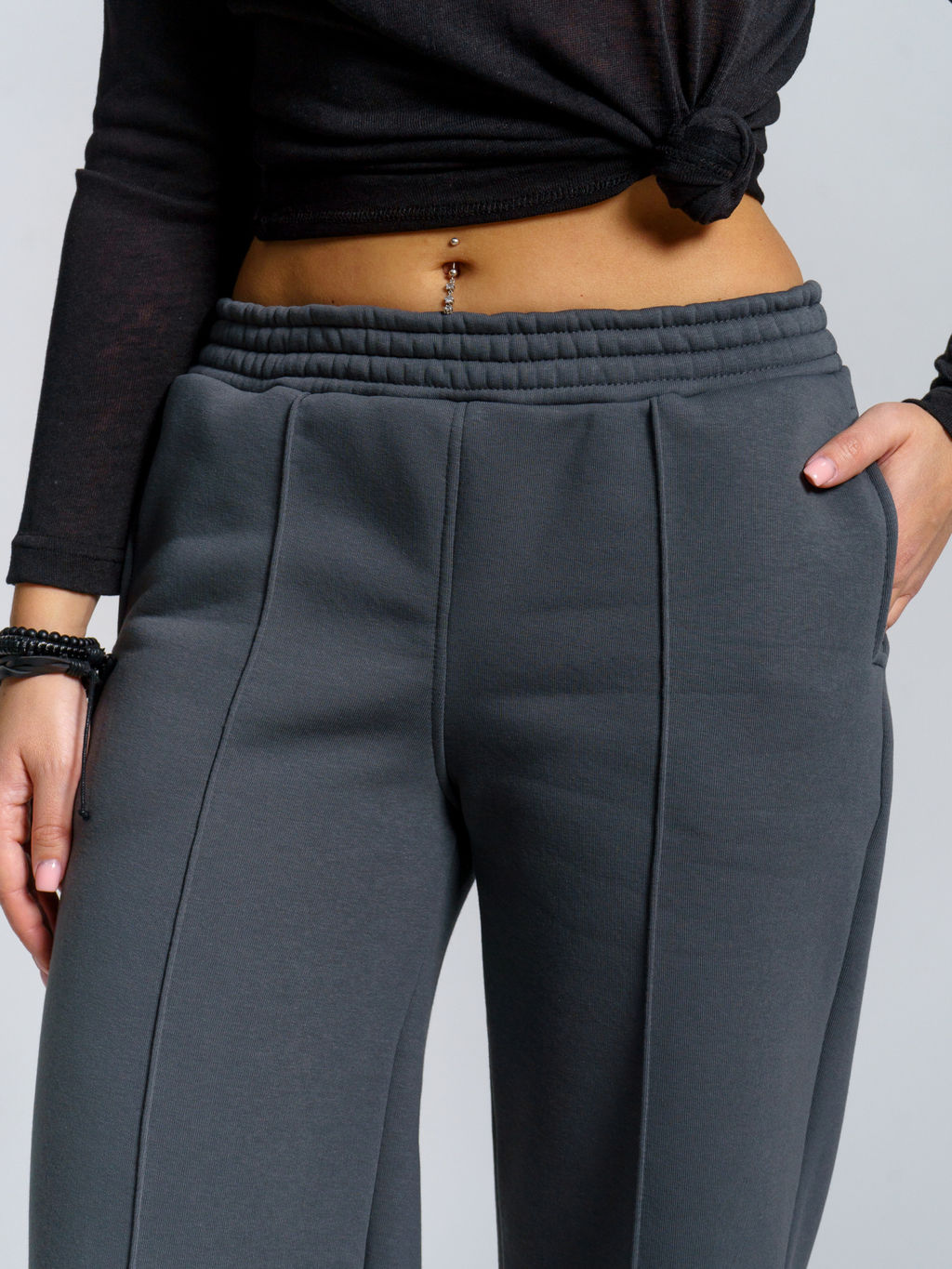 Брюки из футера трехнитка с начесом качество пенье - Svetekst фото 32