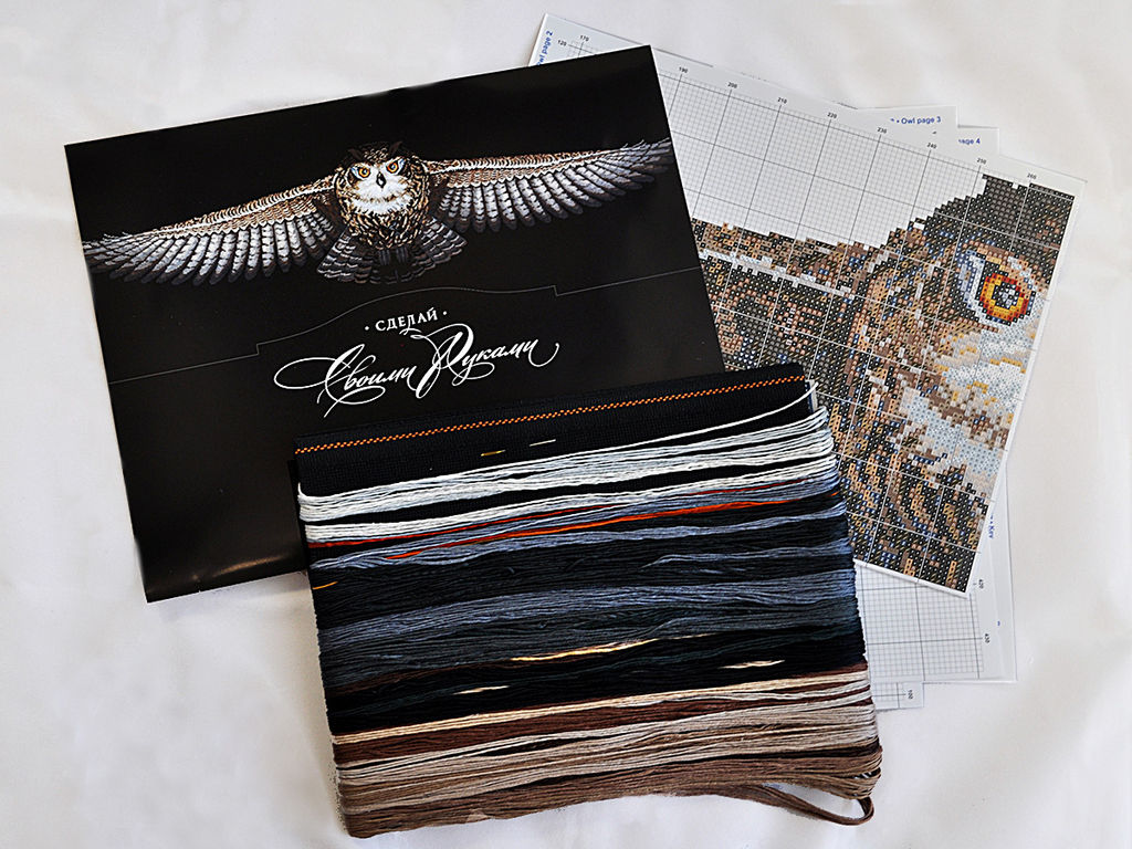 Набор для вышивания Сделай своими руками С-44 Сова(хлопок) 85 х 18 см