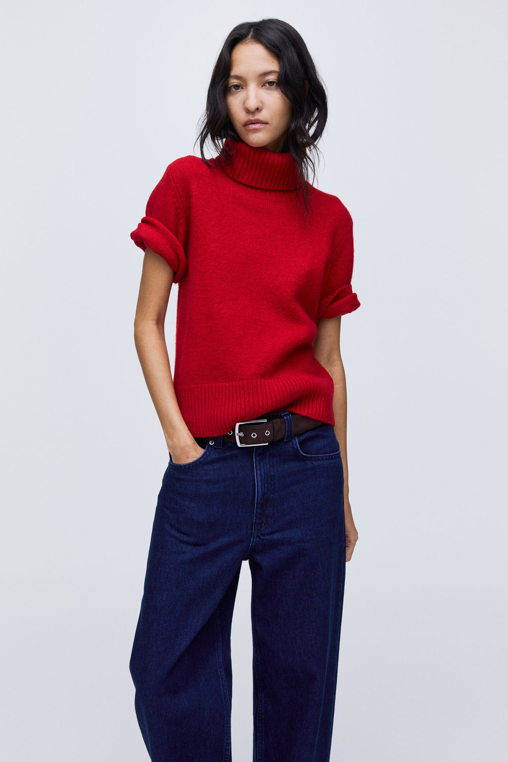 Top de punto con cuello alto - H&m фото 5