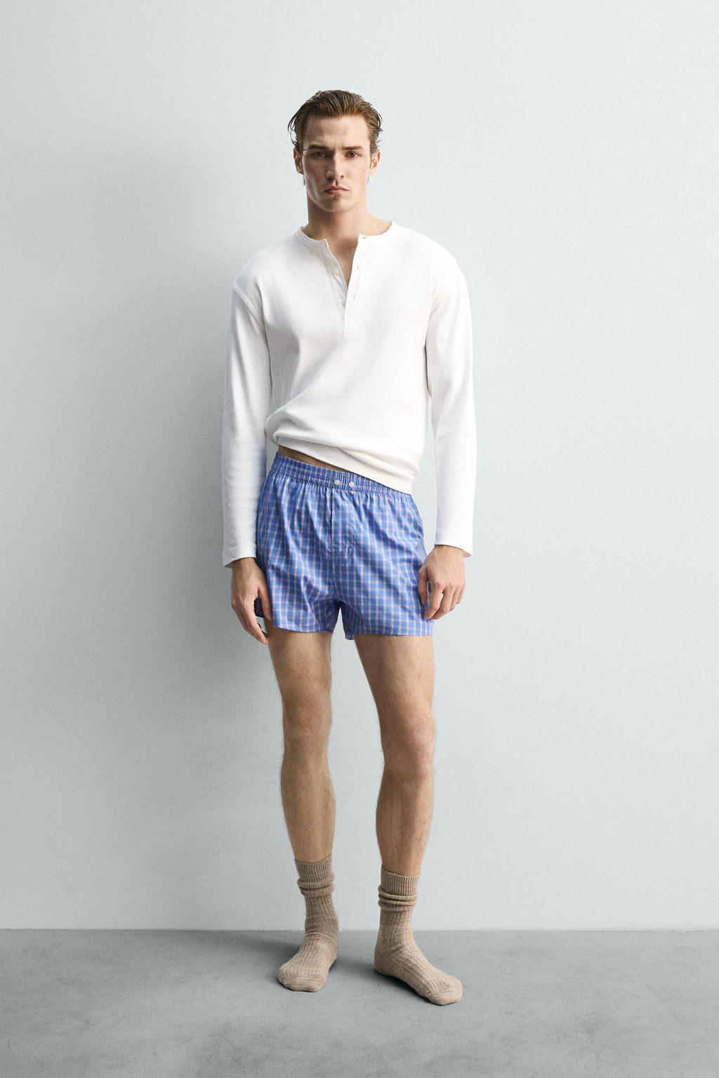 2-PACK OF COMBINED POPLIN BOXERS