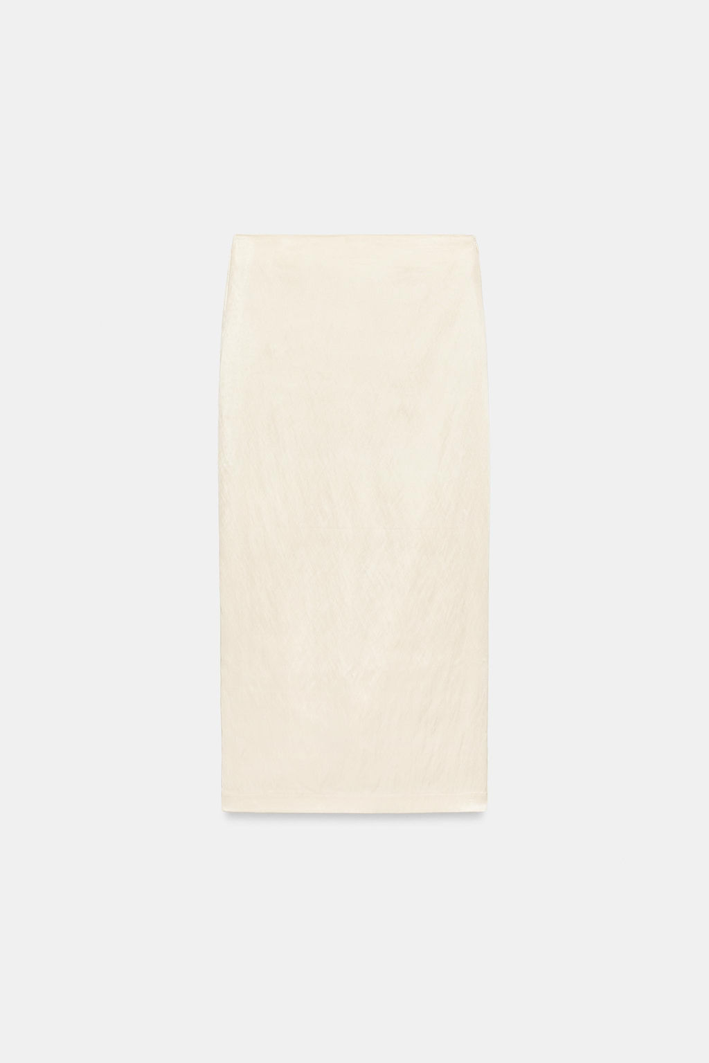 FALDA MIDI SATINADA / Beige - Zara фото 2