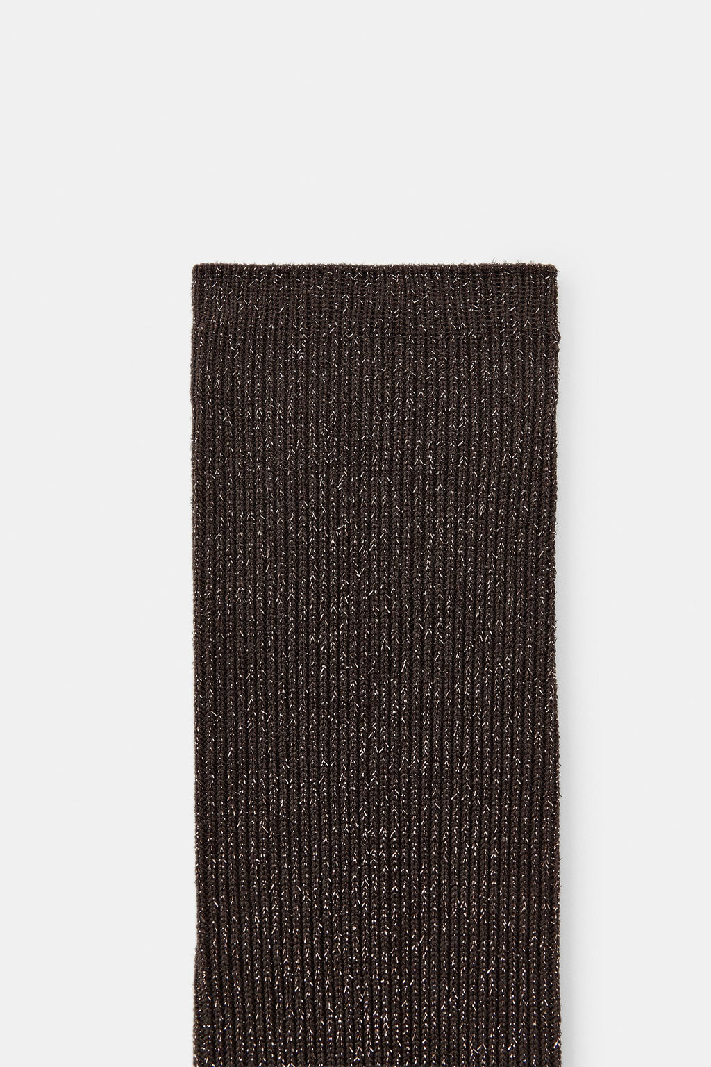 RIBBED SOCKS WITH METALLIC THREAD - Zara фото 2