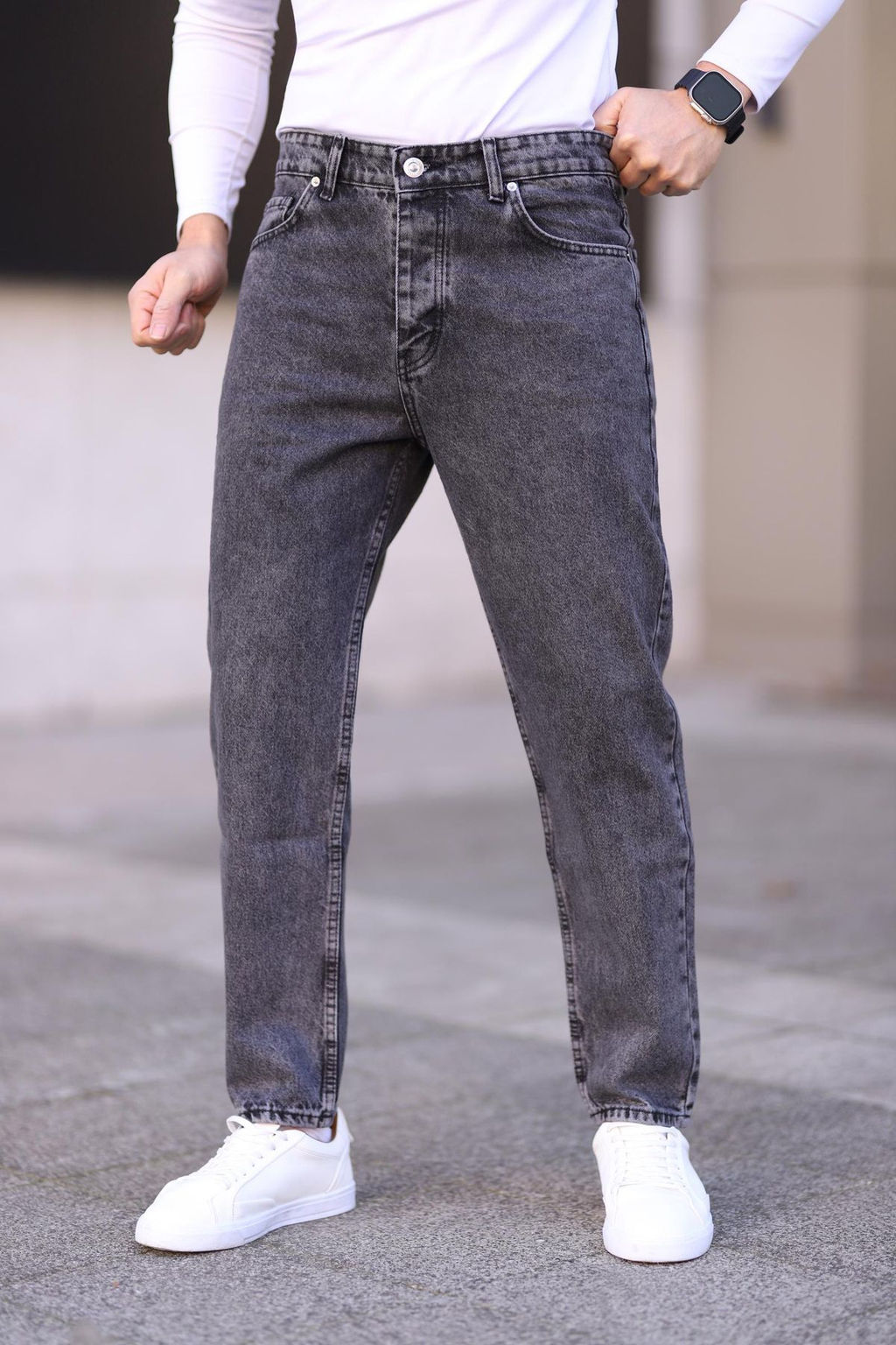 TRENDYOL MAN Ac?k Mavi Boyfriend Kot Pantolon Jeans TMNAW25JE00020 - Trendyolmilla фото 19