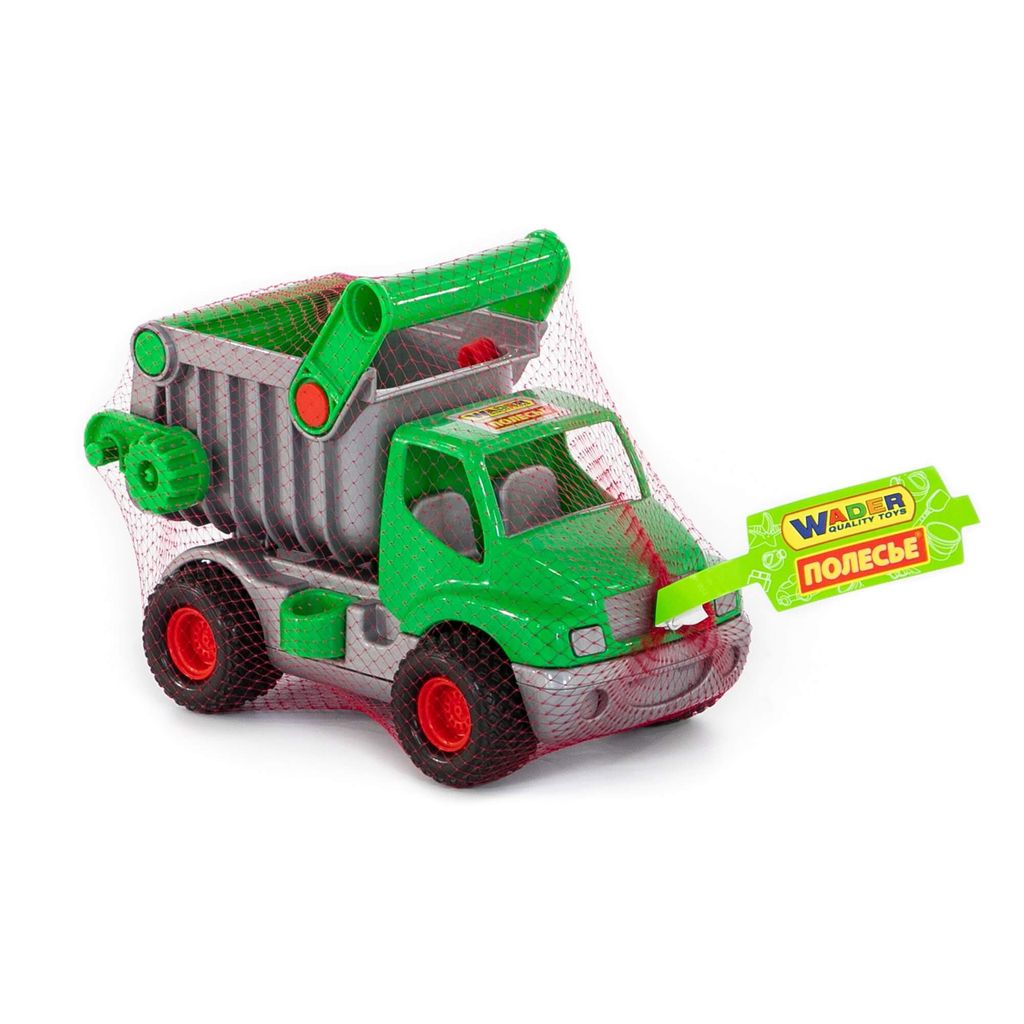 КонсТрак, автомобиль-самосвал (зелёный) (в сеточке) - Полесье фото 5