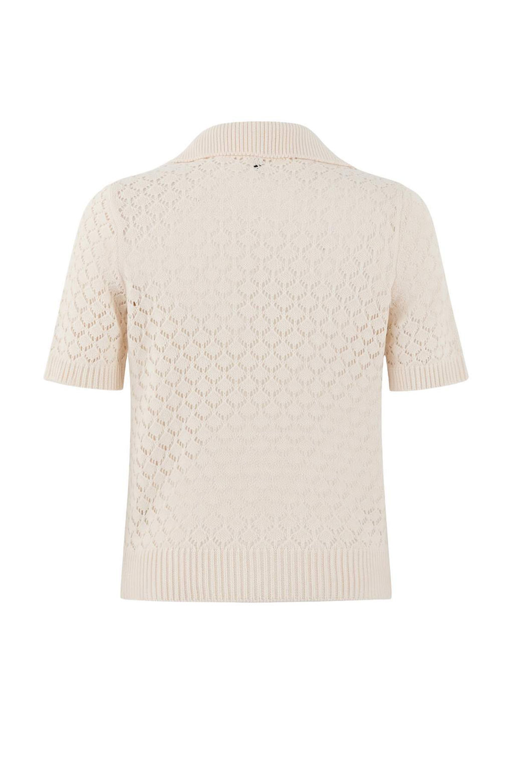 Tas Cicek Nak?sl? Yaka Ajurlu/Delikli Triko Bluz TWOSS26BZ00123