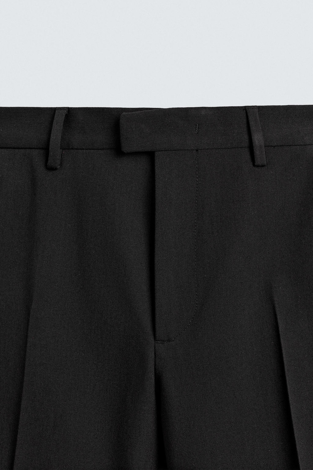 PANTAL?N REGULAR FIT BANDAS SMOKING / Negro - Zara фото 7