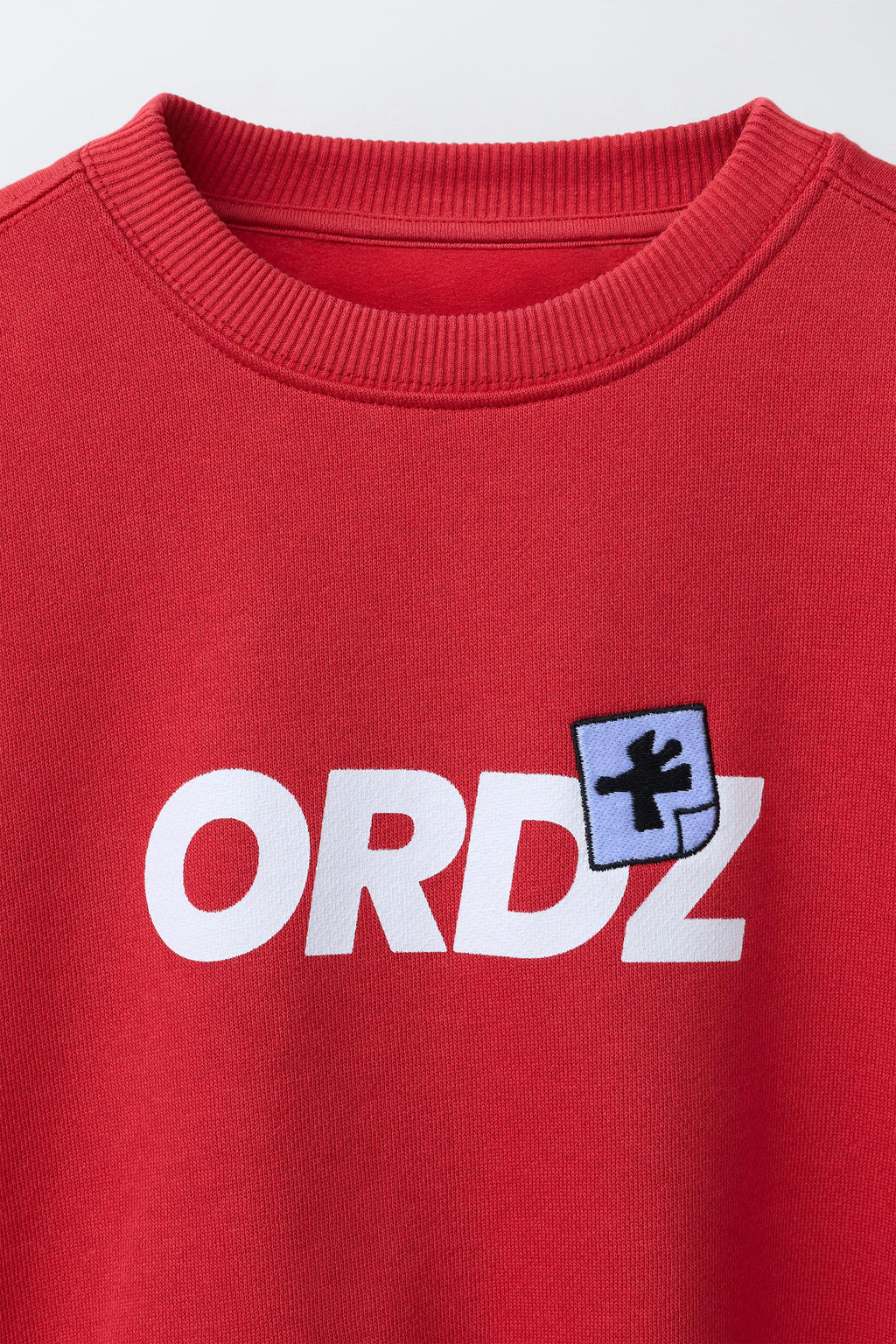 SUDADERA ESTAMPADA LOGO / Rojo - Zara фото 3