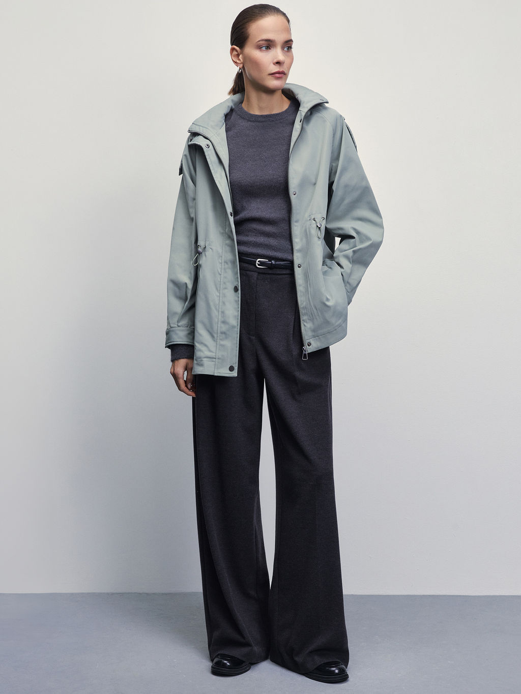 Куртка с капюшоном на кулиске / Zarina  фото 2