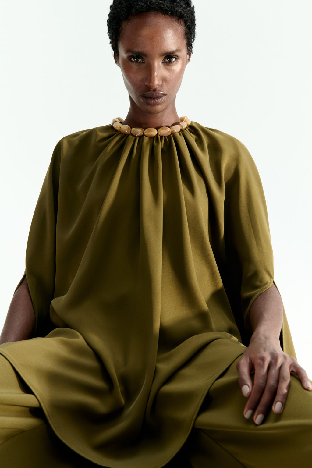 Blusa capa con cuentas - H&m фото 3