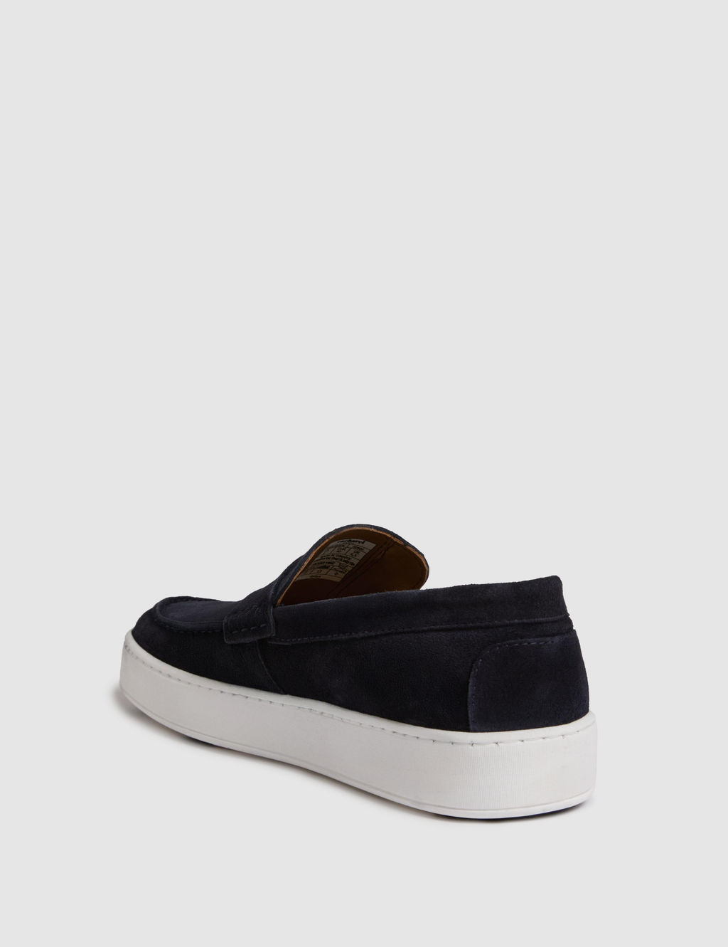Lacivert %100 Deri S_et Loafer Ayakkab_