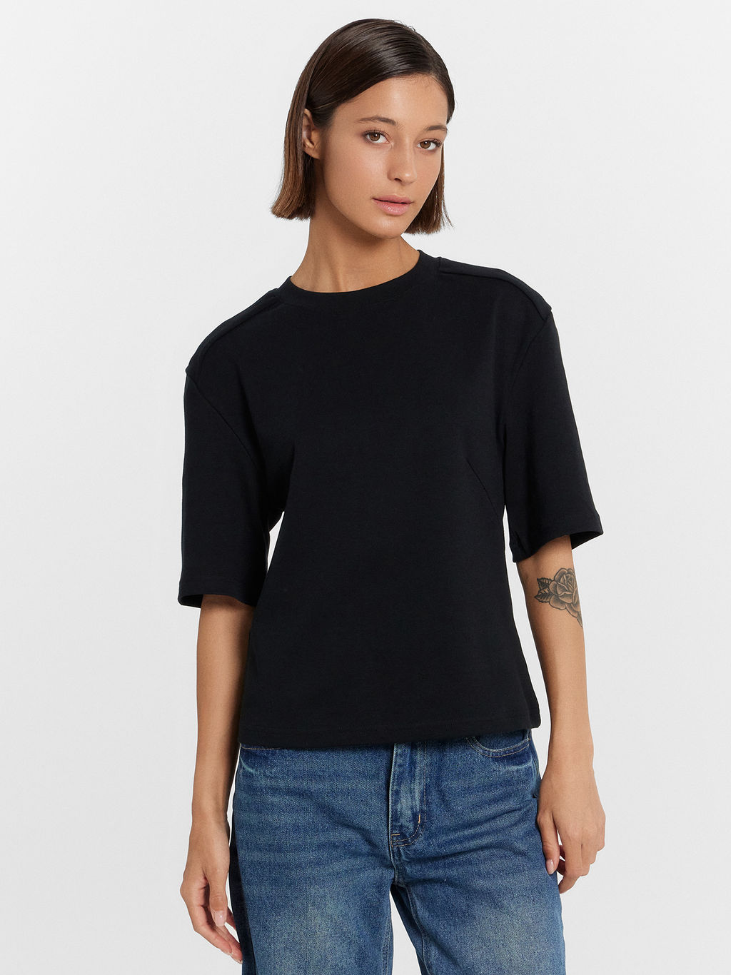 Джемпер женский в черном цвете черный 112990 - Mark formelle фото 2