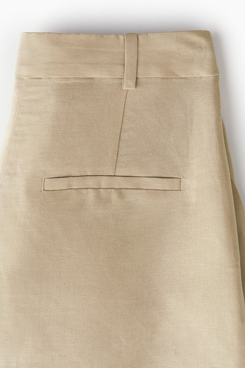 Pantalon corto en mezcla de lino - H&m фото 5