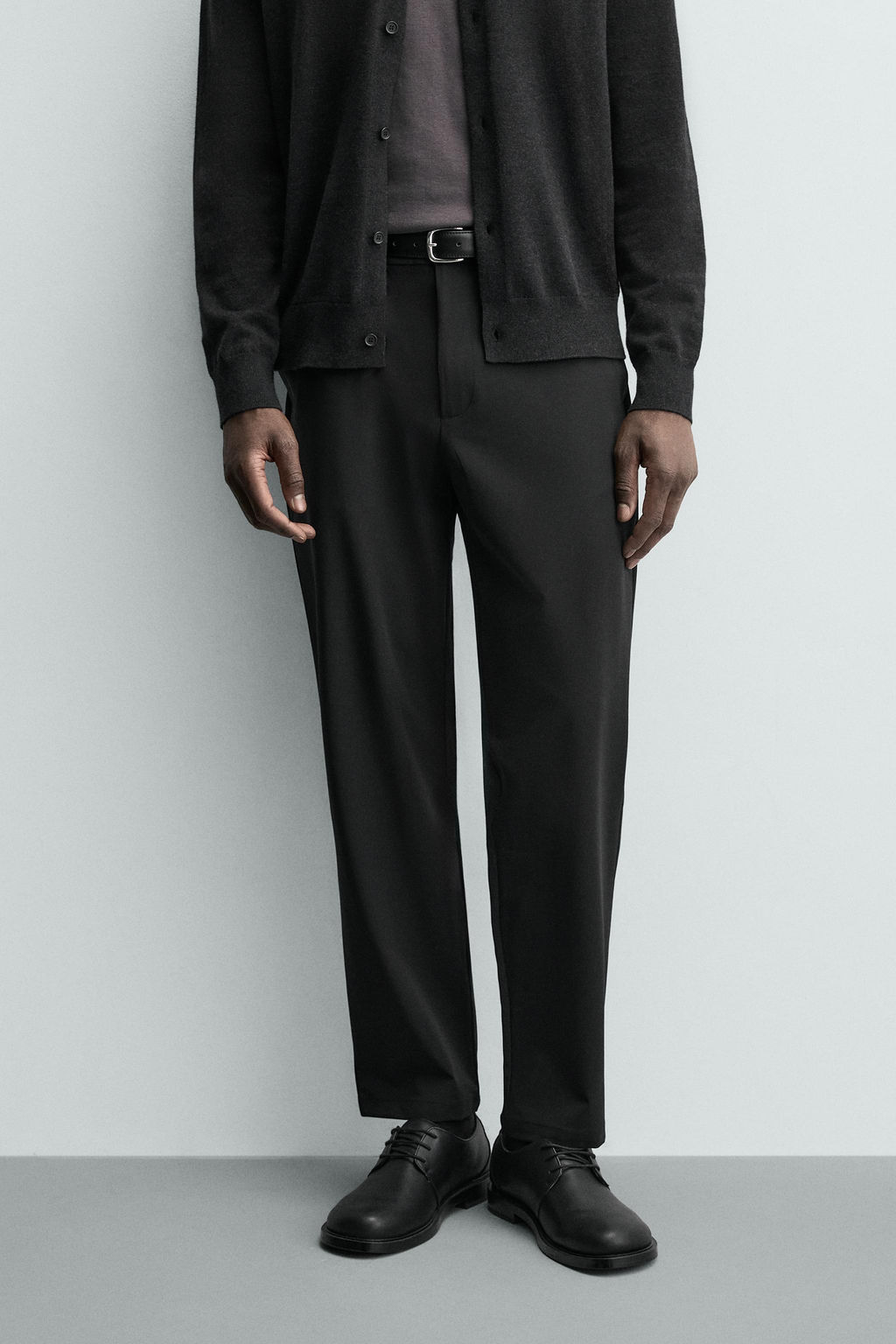 PANTAL?N REGULAR FIT CONFORT / Negro - Zara фото 10
