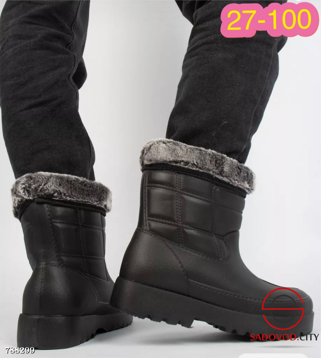 Галоши мужские зимние водонепроницаемые