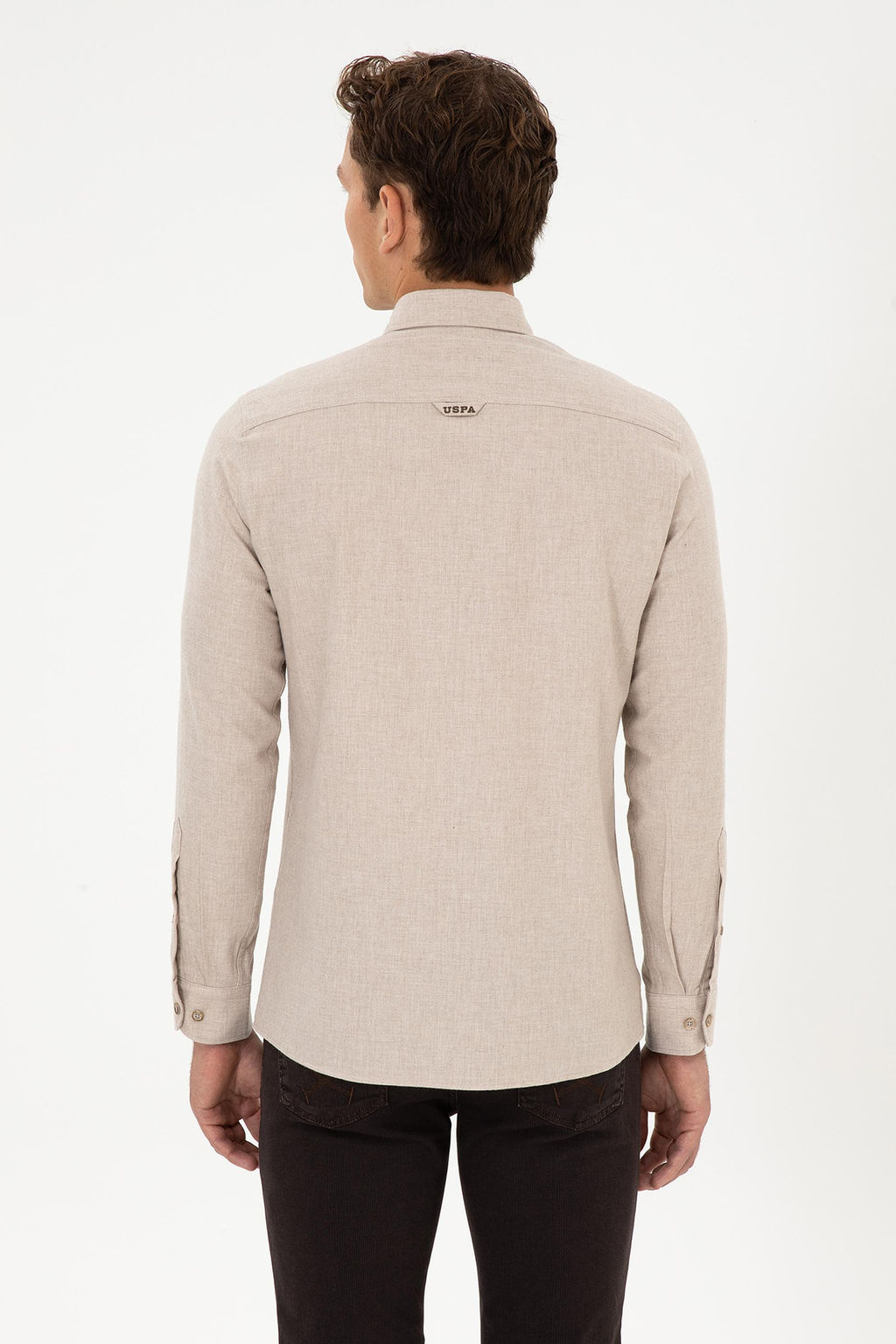 Erkek Koyu Bej Uzun Kollu Basic G_mlek - U.s. polo assn фото 12