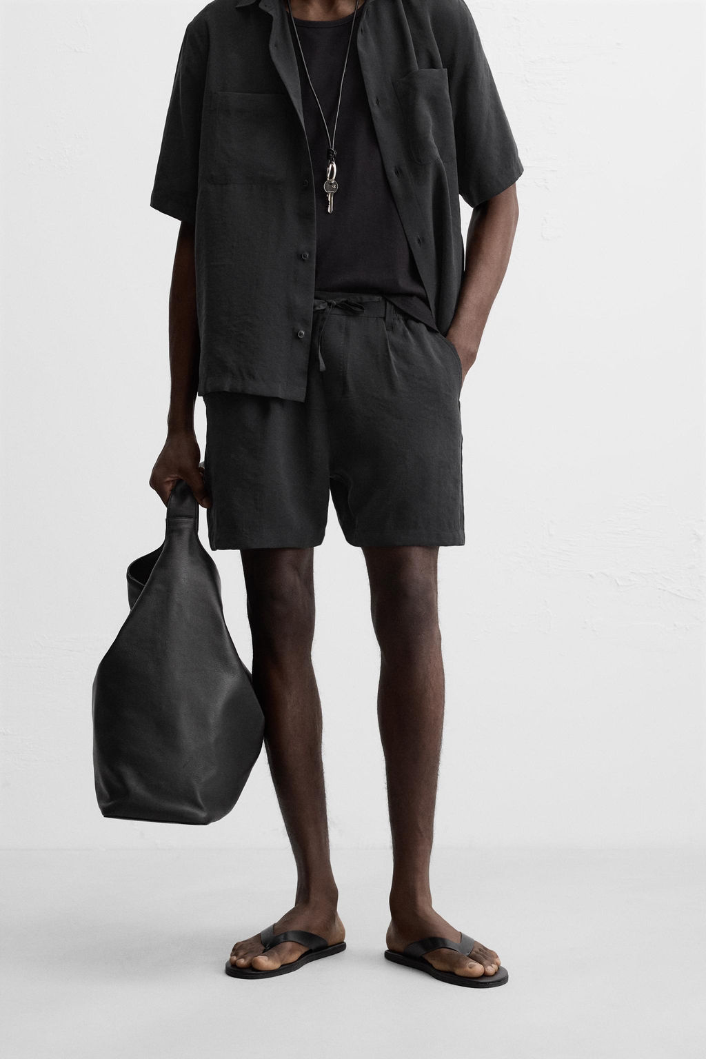 SHORT REGULAR FIT BERMUDA SHORTS - Zara фото 12