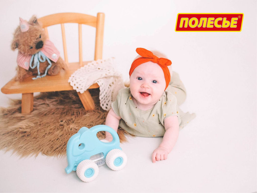 Беби Грипкар - Слоник (бирюзовый) - Полесье фото 9