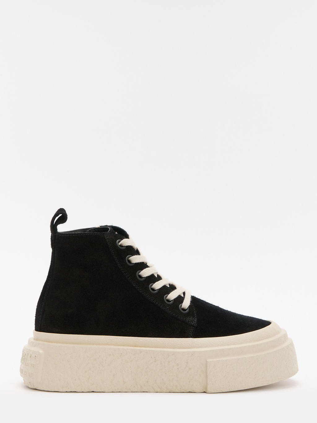 Женские высокие кеды MM6 MAISON MARGIELA SNEAKERS Артикул 4661587, черный  фото 3