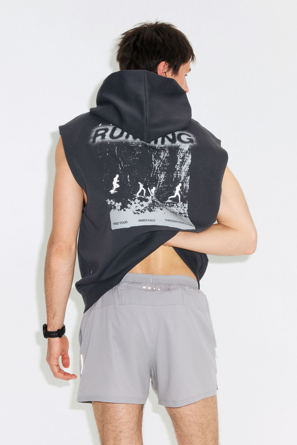 Pantal?n corto de running Lightweight Quick Dry - H&m фото 5