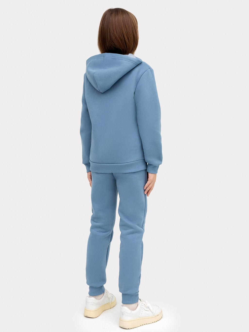 Комплект для девочек (жакет, брюки) в туманно-голубом цвете - Mark formelle фото 3