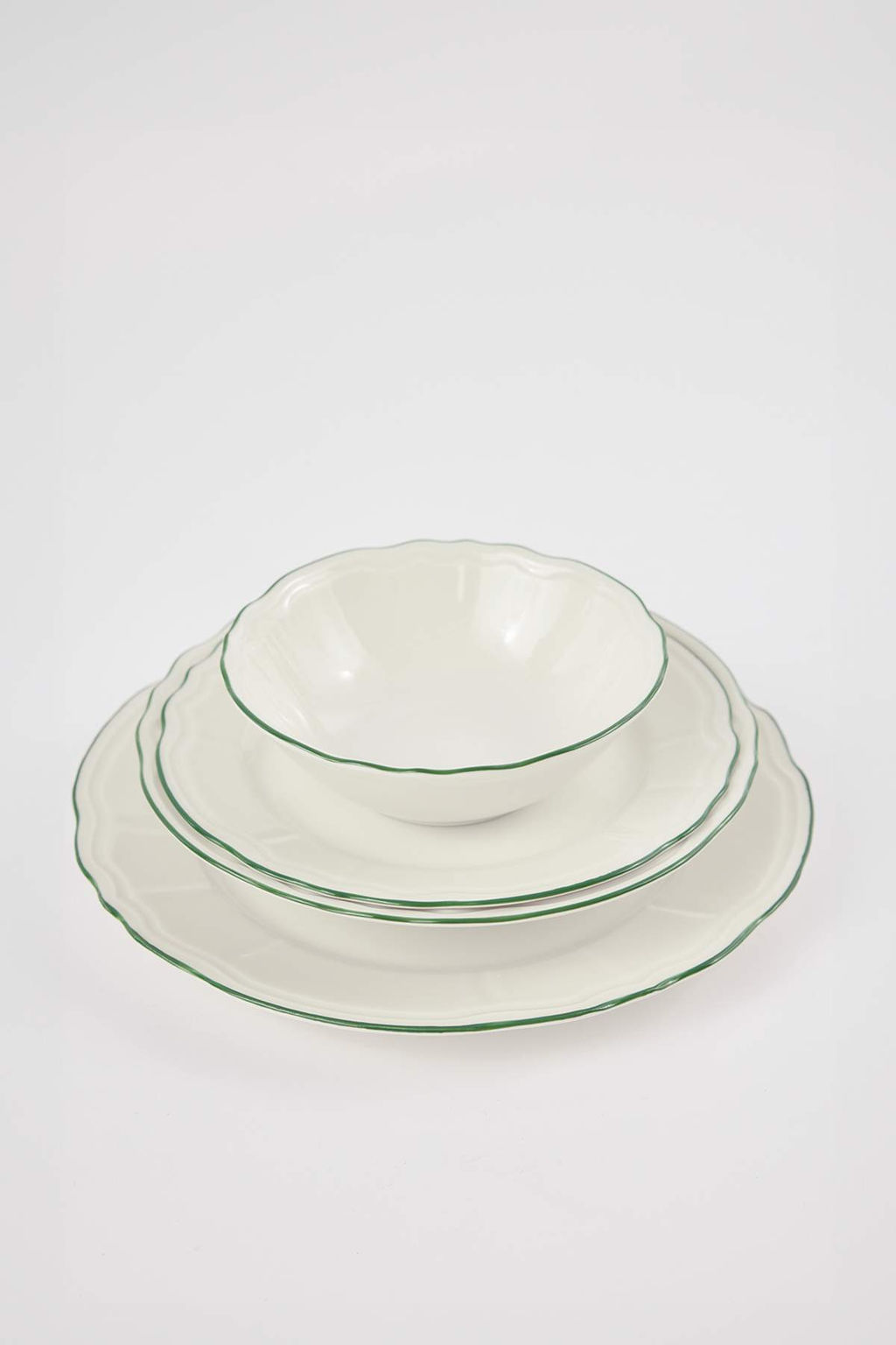 16 Parca Porselen Kase&Cukur&Pasta&Servis Tabag? Seti TPHSS25TBK00025 - Trendyolmilla фото 3