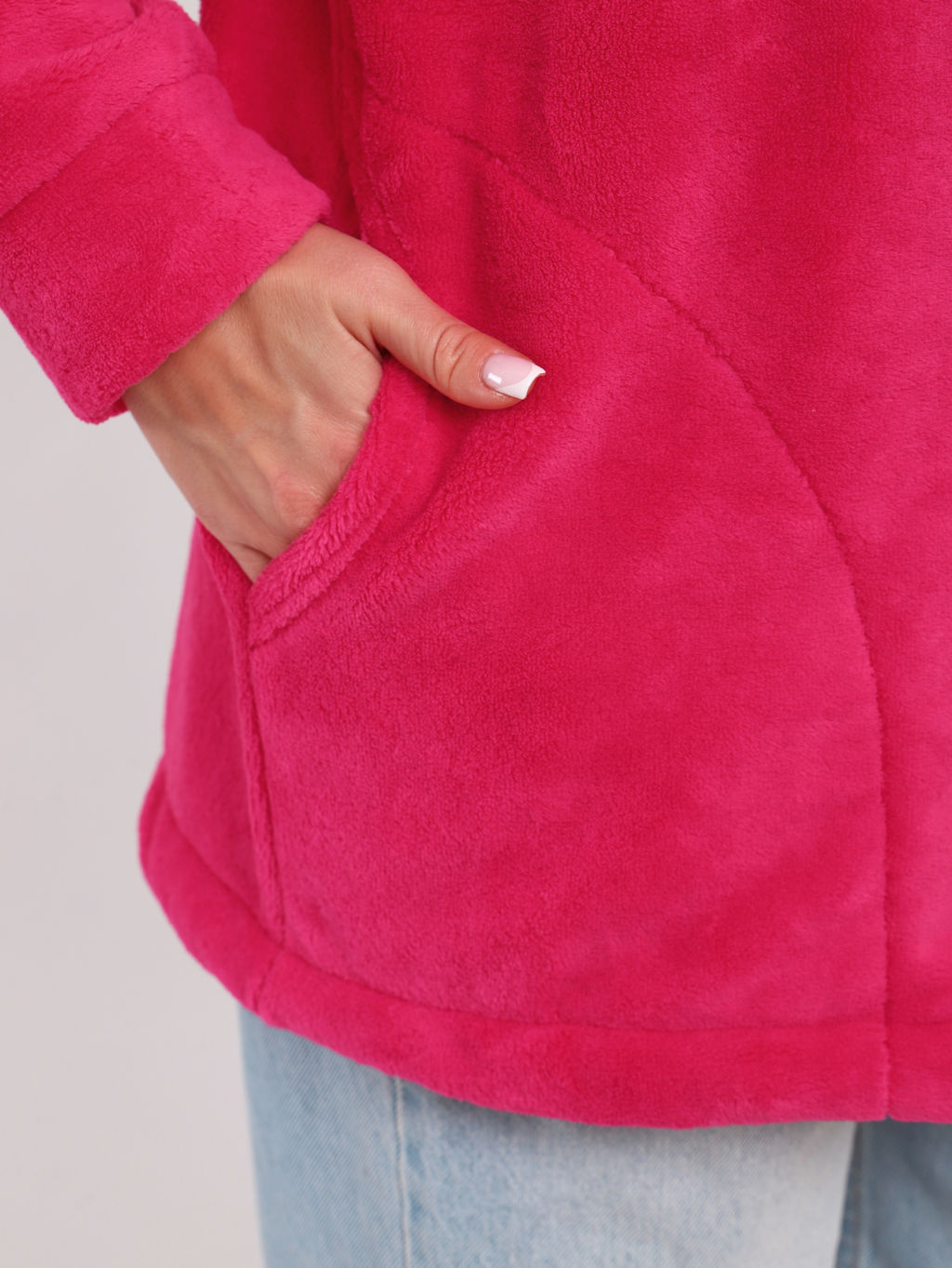 Толстовка женская 6-204 из велсофта - Новое кимоно фото 60