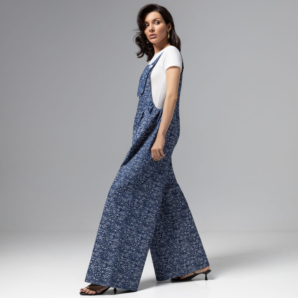 Комбинезон из джинсы, Комфорт лета (blue) - Charutti фото 4