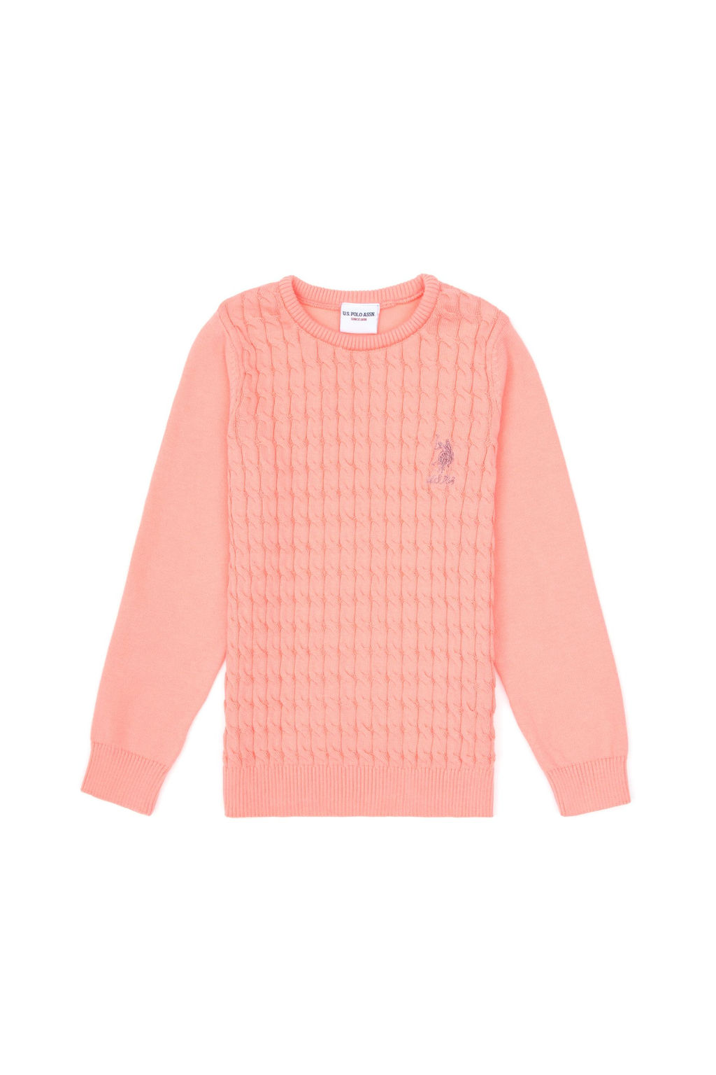 K_z _ocuk Neon Pembe Basic Kazak