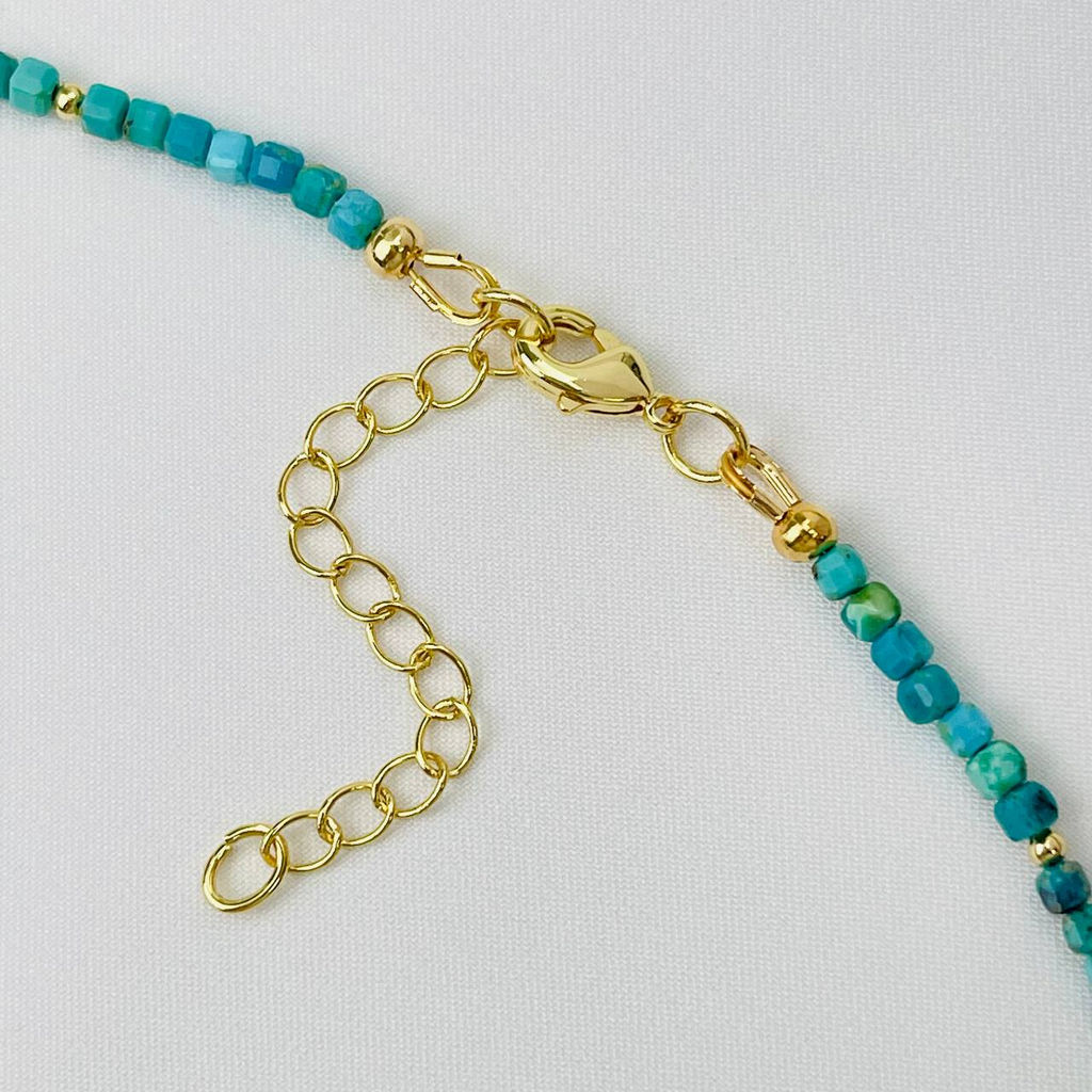 Бусы-Чокер из Бирюзы