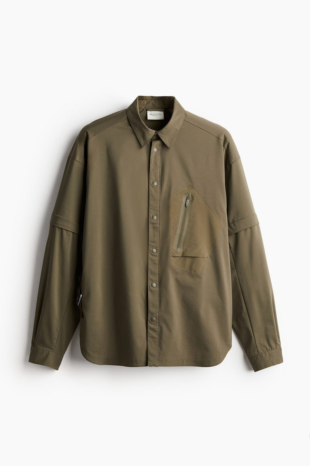 Camisa deportiva zip-off en DryMove Loose Fit - H&m фото 7