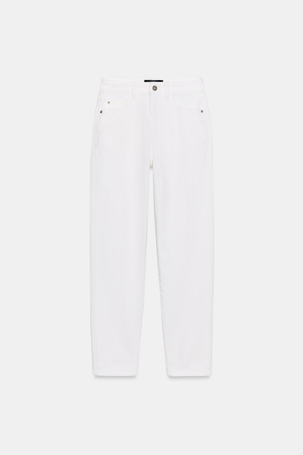 JEANS Z1975 MOM FIT TIRO ALTO / Blanco - Zara фото 8
