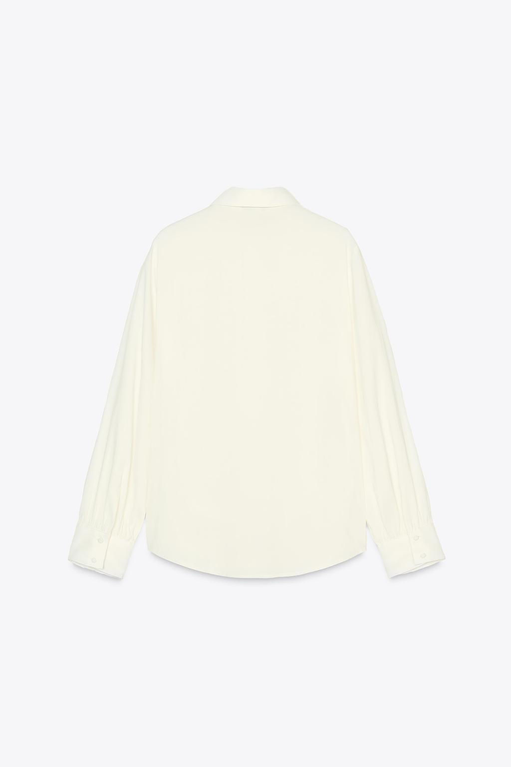 COVERED BUTTON SHIRT - Zara фото 5