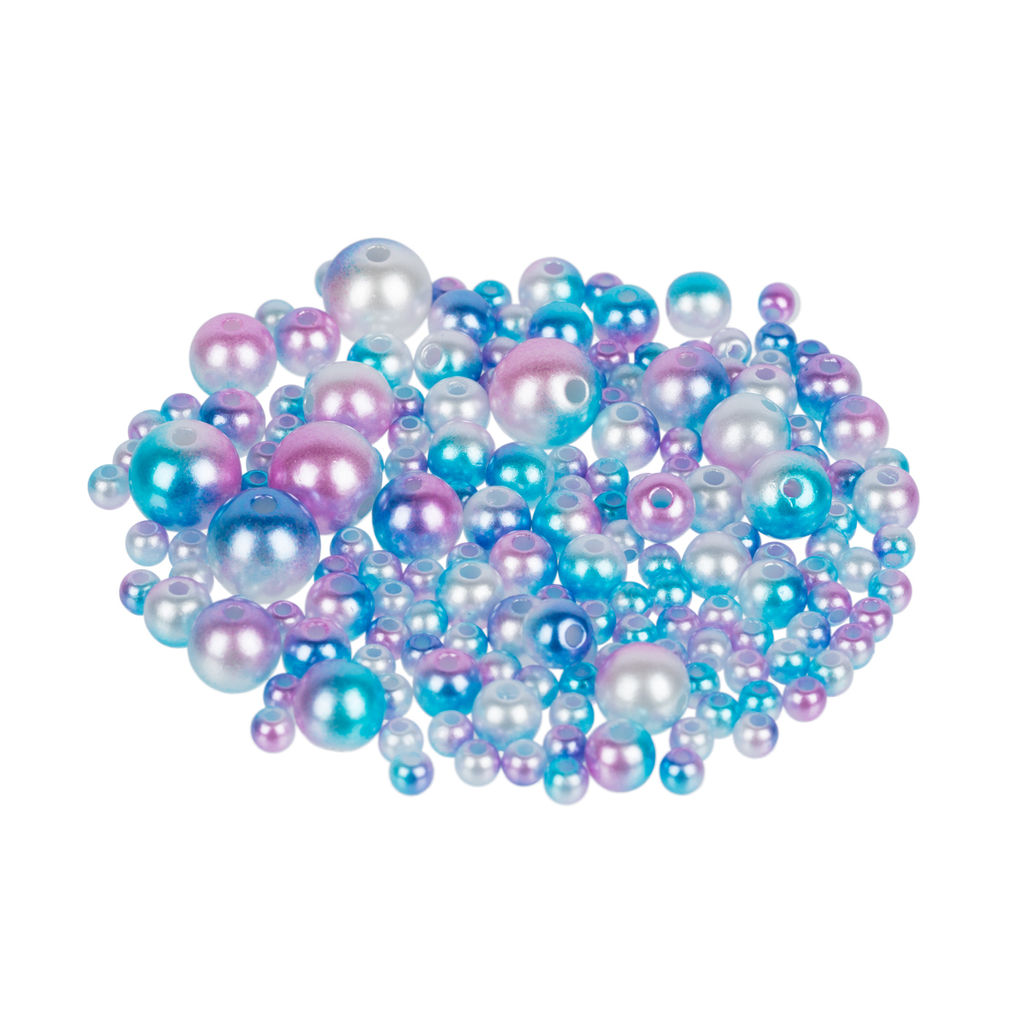 Бусина Zlatka MIX пластик PBBM-01 10 х 10 г 0.2 г №04 ассорти