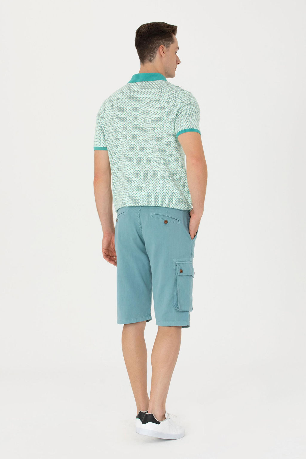 U. S. Polo Assn Мужские мятные тканые шорты - U.s. polo assn фото 18