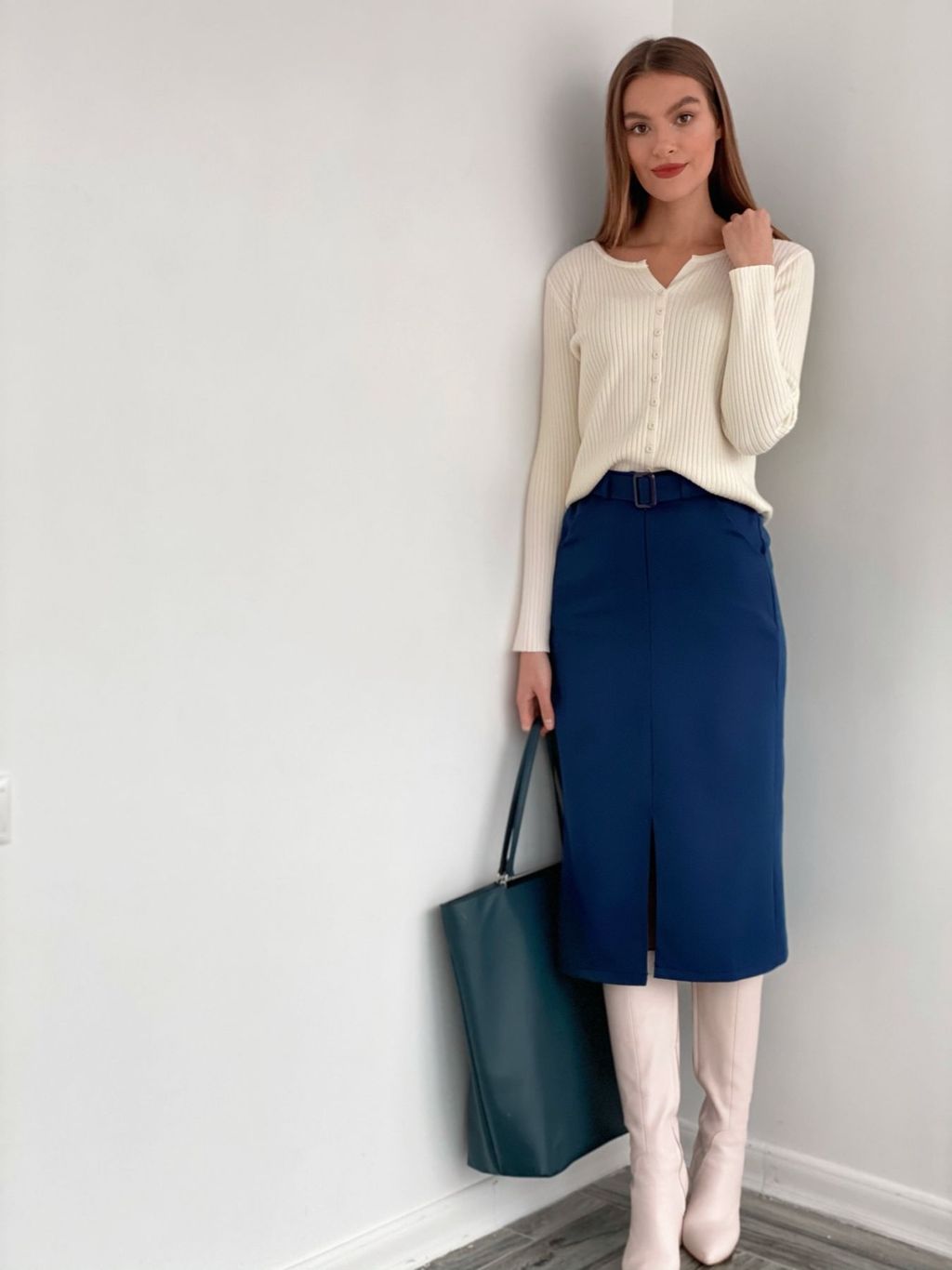 Юбка-карандаш базовая - Martichelli фото 4