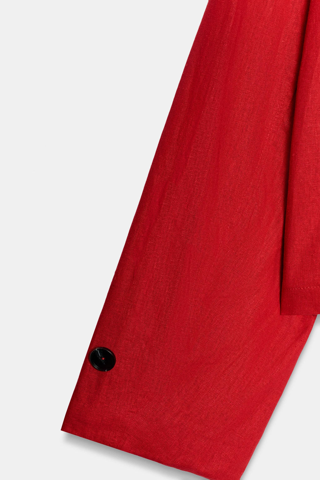 CHAQUETA CON LINO CUELLO SUBIDO / Rojo - Zara фото 10