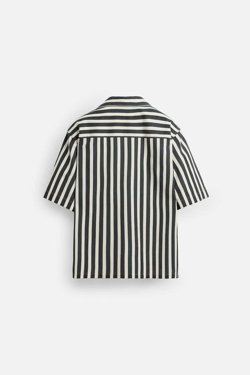 STRIPED TEXTURED SHIRT - Zara фото 8