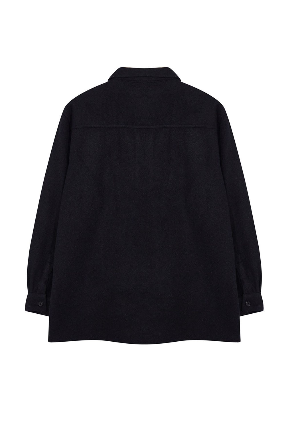 TRENDYOL MAN Siyah Oversize Fit Kase K?sl?k Dokulu Gomlek TMNAW25GO00005 - Trendyolmilla фото 3