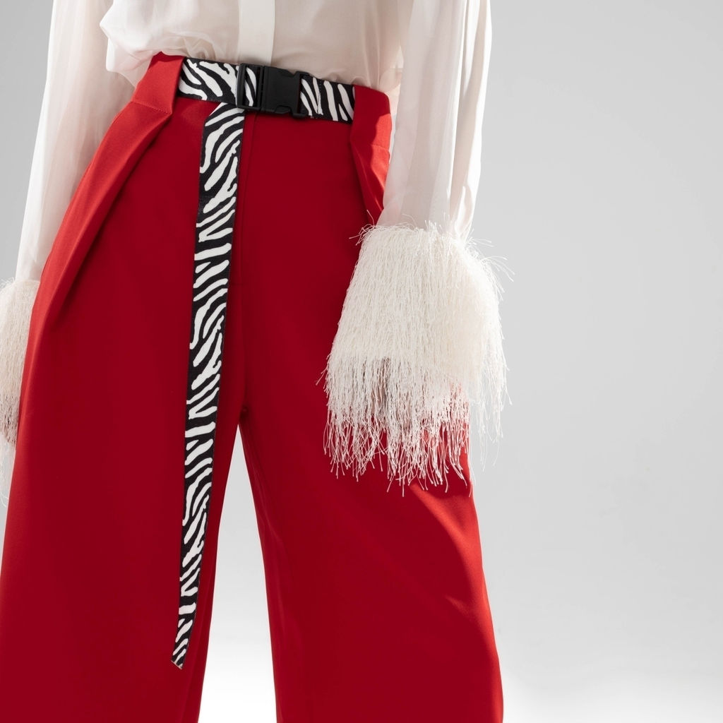 Брюки, Lifestyle (рэд, с поясом)