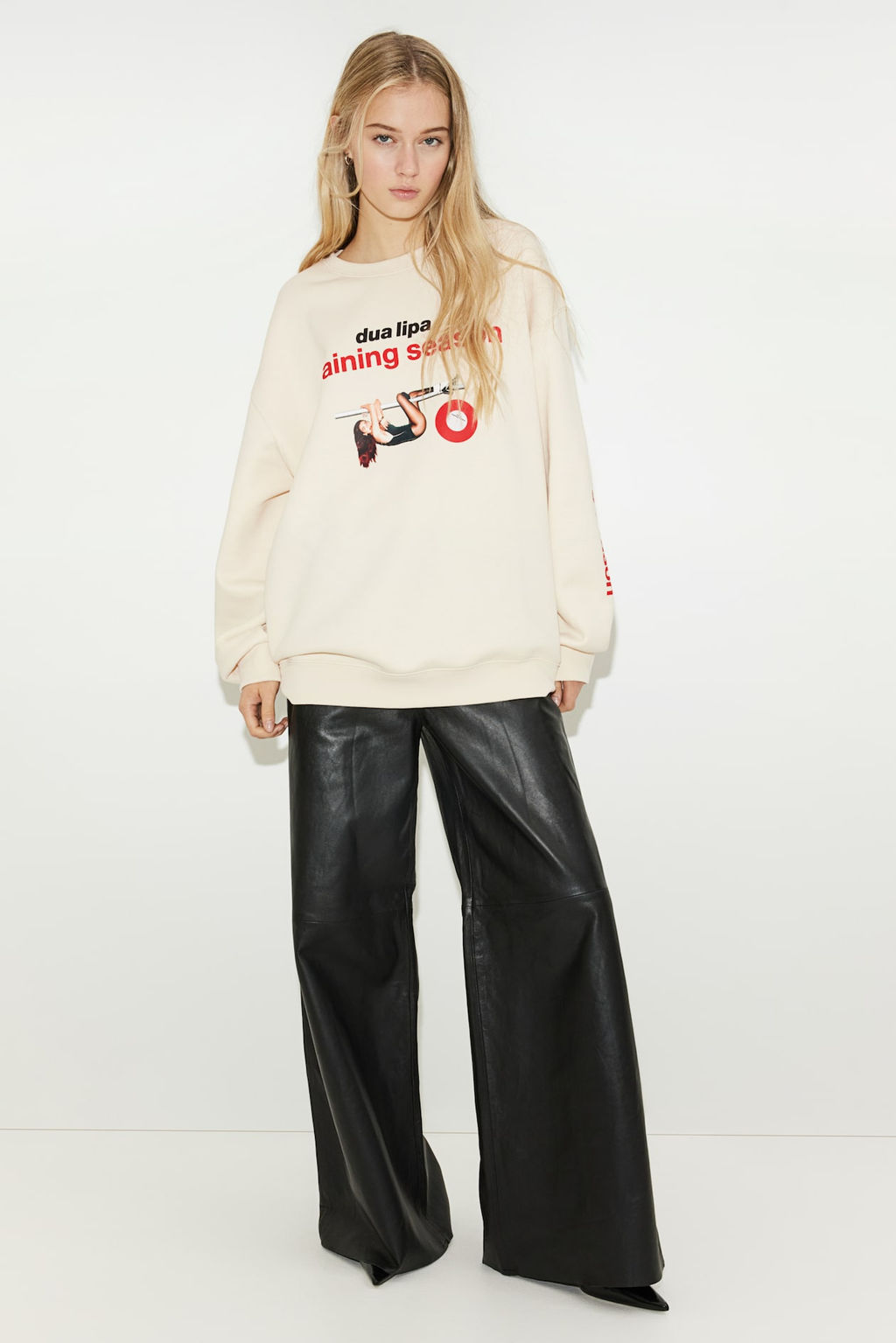 Sudadera oversize con estampado - H&m фото 2