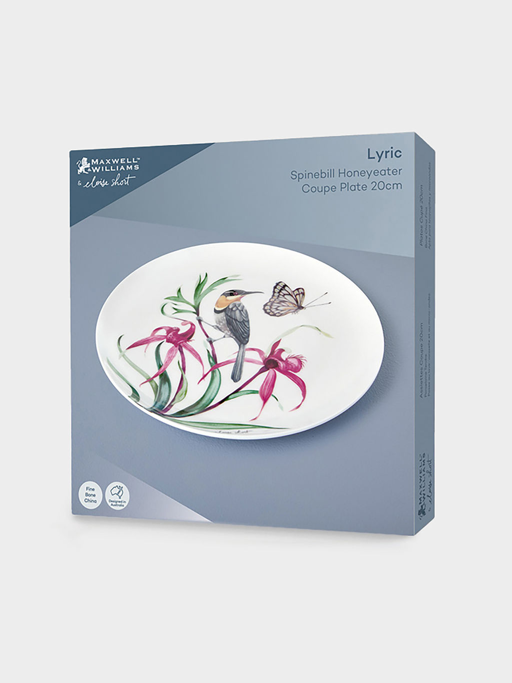 Тарелка десертная, 20 см, фарфор F, белая, Медосос, Lyric - Maxwell & Williams фото 3